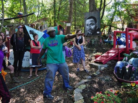 MAKE THE ROAD SOLAR AT THE BURTON STREET COMMUNITY PEACE GARDENS